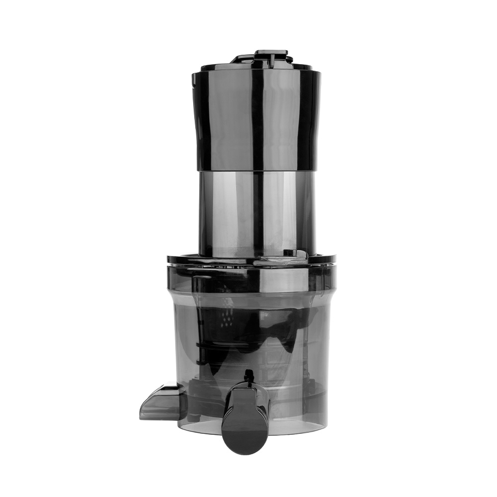 Gastroback Entsafter Slow Juicer Vita Fresh 40146 Kaltentsafter | Extra Großer Einfüllschacht, Einfüllabdeckung, leichte Reinigung dank weniger Teile, spülmaschinengeeignet, 200 Watt, 50 U /Min, für Obst Gemüse Kräuter Beeren Gräser, dunkel getönter Einfüllschacht und Saftschale für zusätzlichen Vitaminschutz, BPA frei, robuste Pressschnecke mit Edelstahlkern, Rücklauf, Überhitzungsschutz, sehr leise, Kompakte Größe 17,8 x 15,2 x 45 cm, 0,8 L Saftbehälter, 2,7Kg