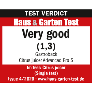 61150 Citrus Juicer Advanced Pro S - Test Verdict