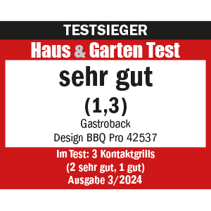 TESTSIEGER Kontaktgrills GASTROBACK® Design BBQ Pro - 42537 - Haus & Garten Test 03/2024